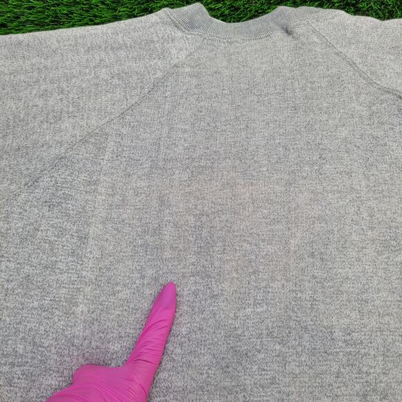 Vintage Denver Sweatshirt Womens XL 21x25 Raglan Spellout - Picture 4 of 14